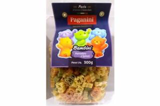 MACARRÃO ITALIANO URSINHOS BAMBINI PAGANINI 300G