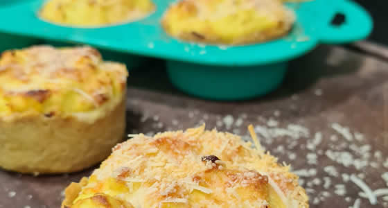 Empadinhas lowcarb Massa Podre Lowcarb