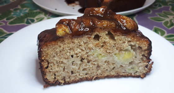 Bolo de Banana Integral da Danica