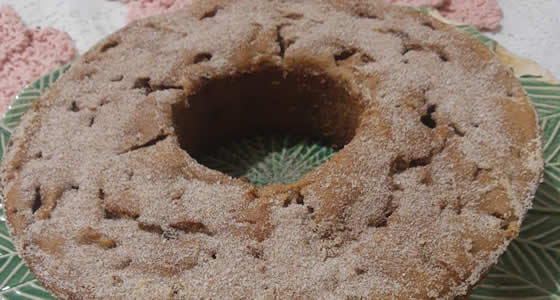 Bolo de Maça Funcional